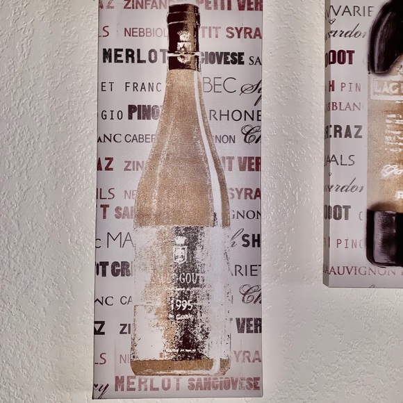 Two Wine Canvases - Picture 5 of 5